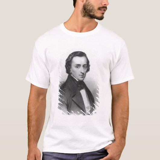 T-shirt Frederic Chopin, après Ary Scheffer (Devant)