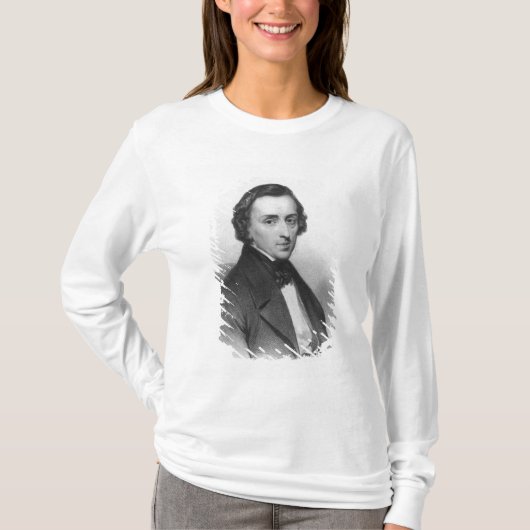 T-shirt Frederic Chopin, après Ary Scheffer (Devant)