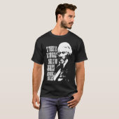 T-shirt Frederick Douglas Citation sur les progrès (Devant entier)