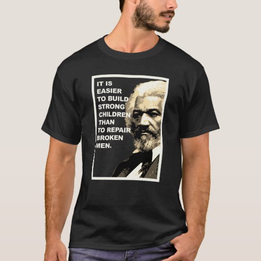 T-shirt FREDERICK DOUGLASS - Enfants forts (Devant)