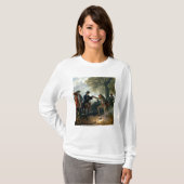 T-shirt Frederick le grand avec Zieten au camp (Devant entier)