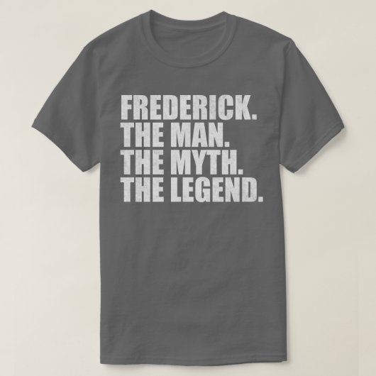 T-shirt FrederickFrederick Nom Frederick prénom (Design devant)