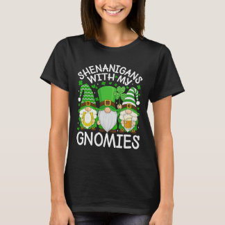 T-shirt Fredonnements Avec Mon Gnome St. Patrick Gnome