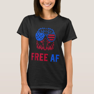 T-shirt FREE AF USA Drapeau américain Aigle patriotique 4 