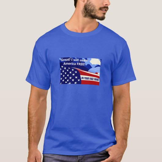 T-shirt Free Again (sombre) (Devant)