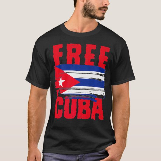 T-shirt Free Cuba Premium (Devant)