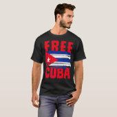 T-shirt Free Cuba Premium (Devant entier)