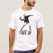 T-shirt Free DC Sandwich Thrower – Banksy Inspired Abolish (Devant)