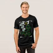 T-Shirt free face expression  Tri-Blend Shirt (Voorkant volledig)