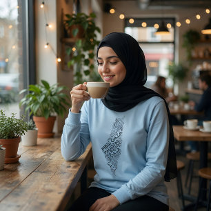 T-shirt Free Gaza Free Palestine Map Mot Cloud