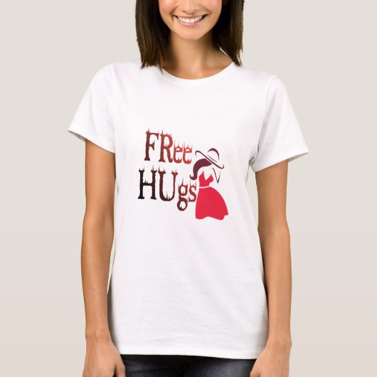 T-shirt Free hugs (Devant)