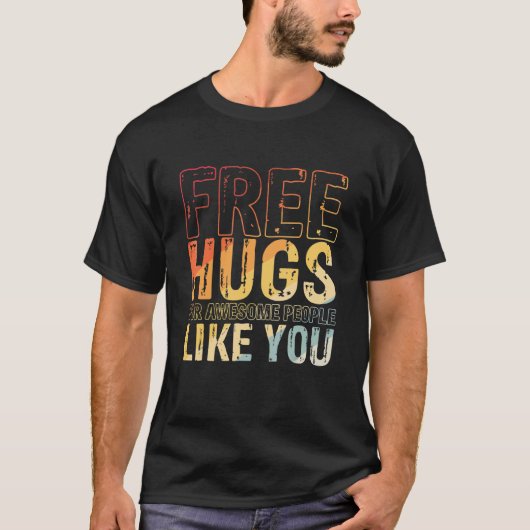 T-shirt Free Hugs Dire Hug Awesome Festival 2 (Devant)