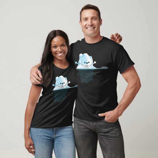 T-shirt Free Hugs Titanic Iceberg Funny RMS Titanic (Unisexe)