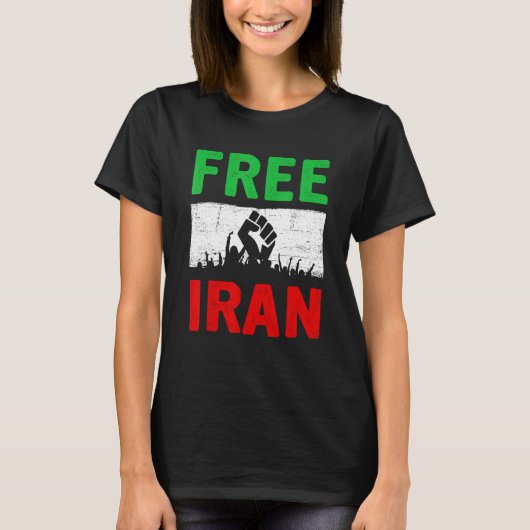 T-shirt Free Iran (Devant)