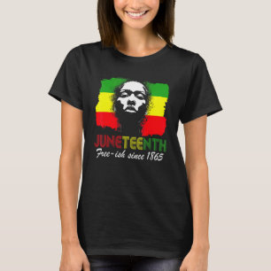 T-shirt Free Ish depuis 1865 Black African Flag Pride Poin