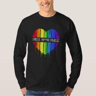 T-shirt Free Maman Hugs Free Mom Hugs Inclusive Pride Lgbt