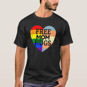 T-shirt Free Maman Hugs Inclusive Fierté Lgbtqia Costume F