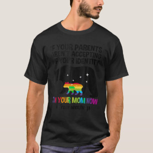 T-shirt Free Mom Hugs LGBT Pride Cadeaux Mama Bear LGBT Mo