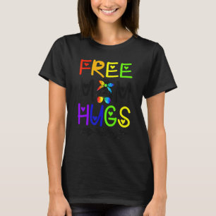 T-shirt Free Mom Hugs Messy Bun Rainbow Lgbt Pride 2