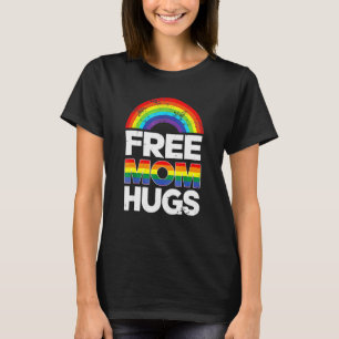 T-shirt Free Mom Hugs Rainbow Flag Gay pride Lgbt Awards