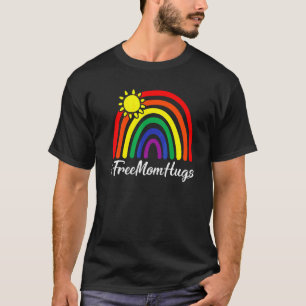 T-shirt Free Mom Hugs Rainbow Gay Lesbian Lgbt Pride Mois