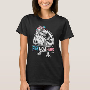 T-shirt Free Mom Hugues Mamasaurus Dino Rex Transgender Lg
