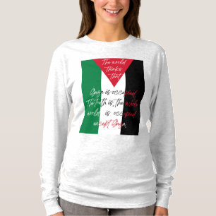 T-shirt 'Free Palestina' - Red Gaza T-shirt