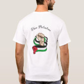 T-shirt Free Palestine (Dos)