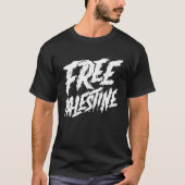 T-shirt Free Palestine Protest Support for Gaza and Jerusa (Devant)