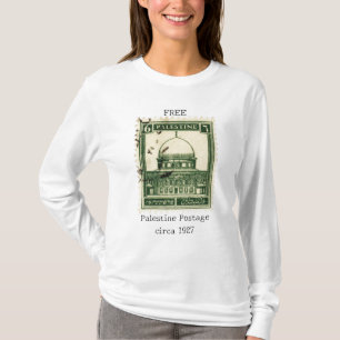 T-shirt "Free Palestine" Stempel "Historisch Pal