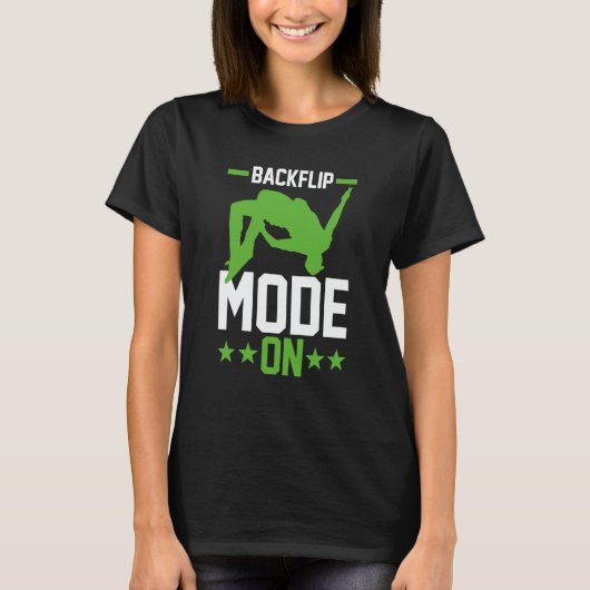 T-shirt Free Running Traceur Parkour Jumper Backflip Mode  (Devant)