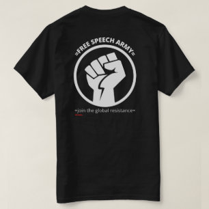 T-shirt "FREE SPEECH ARMY"