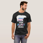 T-shirt Free Tante Hugs Transgenre Rainbow Bear LGBT Pride (Devant entier)