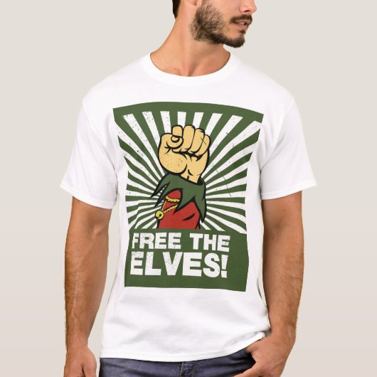 T-shirt Free the elves ! (Devant)