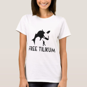 T-shirt Free Tilikum Save Orca Killer Whale