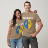 T-shirt Free Ukraine I Stand With Ukraine Support Ukraine (Unisexe)