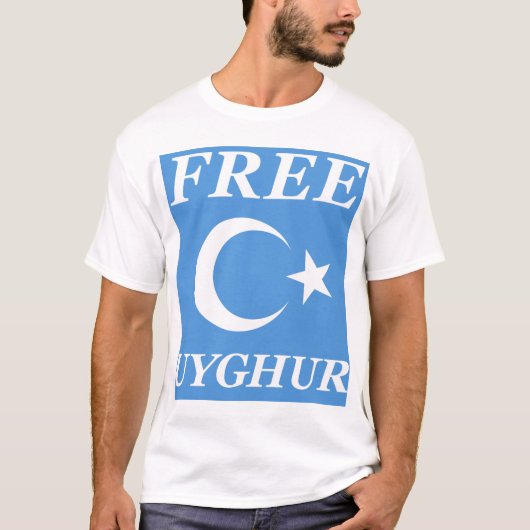 T-SHIRT FREE UYGHUR (Devant)