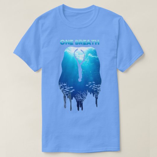 T-shirt Freediving One Breath (Design devant)
