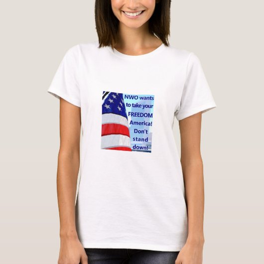 T-shirt Freedom America (light) (Devant)