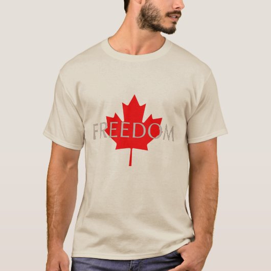 T-Shirt Freedom Canada (Voorkant)