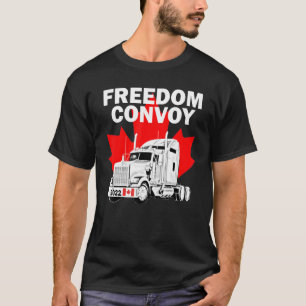 T-shirt Freedom Convoy 2022 À l'appui du mandat des camion
