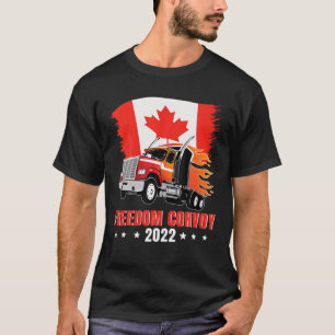 T-shirt Freedom Convoy 2022 États-Unis Canada Camion de c