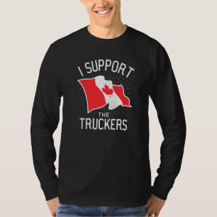 T-shirt Freedom Convoy 2022 I Support The Canadian Trucker