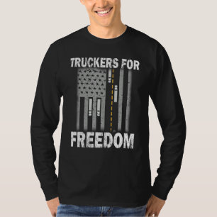 T-shirt Freedom Convoy 2022 Soutenir Les Camions Américain