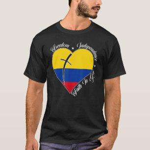 T-shirt Freedom Independence Faith In god Christian Colom