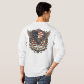 T-shirt Freedom & Liberty Classic Eagle Long Sleeve T-Sh (Dos entier)