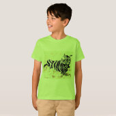 T-shirt : Freedom Of The Zebra  (Devant entier)