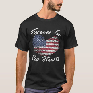 T-shirt Freedom Patriotic Veteran USA Flag American Memori