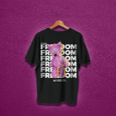 T-shirt FREEDOM Vêtements de rue urbains cool
