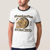 T-shirt #FreedomFirst : Portefeuille de la liberté - Embra (Devant)